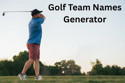 Golf Team Names Generator by Sunflowers