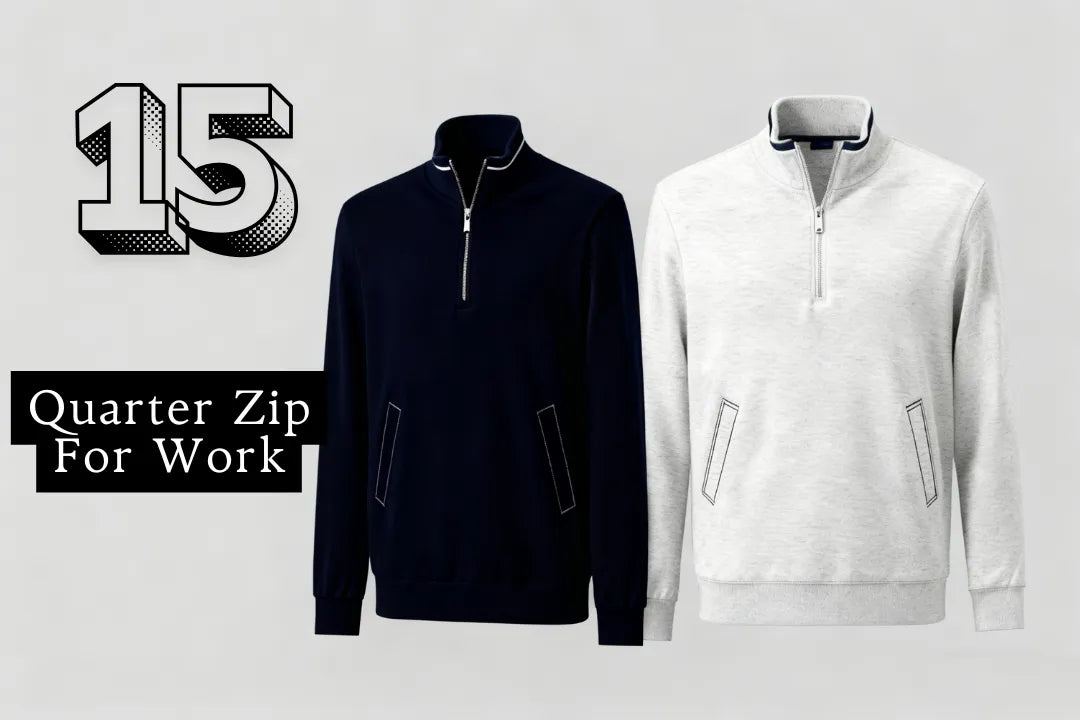 15 Best Quarter Zip Pullover for Work You Need This Season