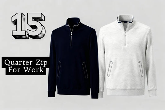15 Best Quarter Zip Pullover for Work You Need This Season