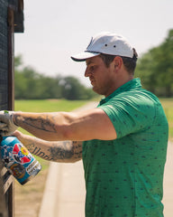 Men's Golf Cart Golf Polo - Sunflowers Golf