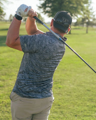 Ocean Time Golf Polo Shirt - Sunflowers Golf