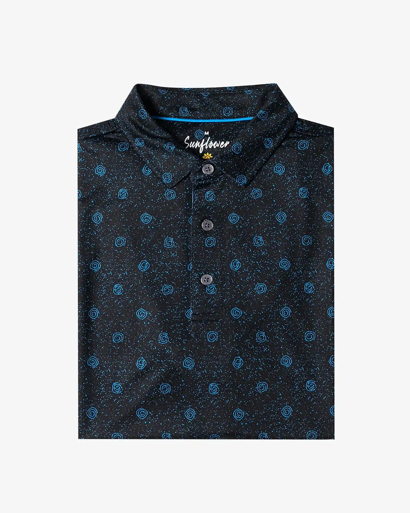 Starry Night Golf Polo- Sunflowers Golf