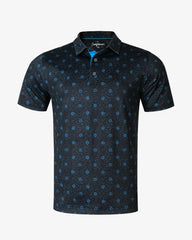 Starry Night Golf Polo- Sunflowers Golf