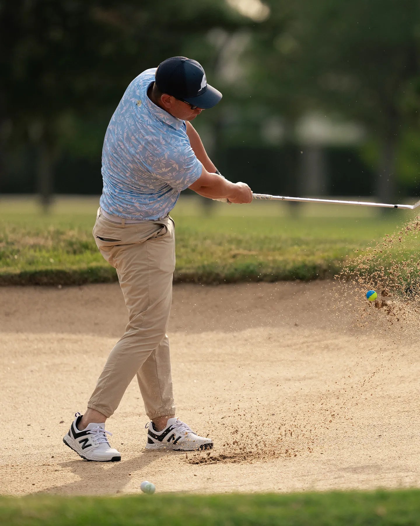 Sunflower Short Sleeve Polo- Sunflowers Golf