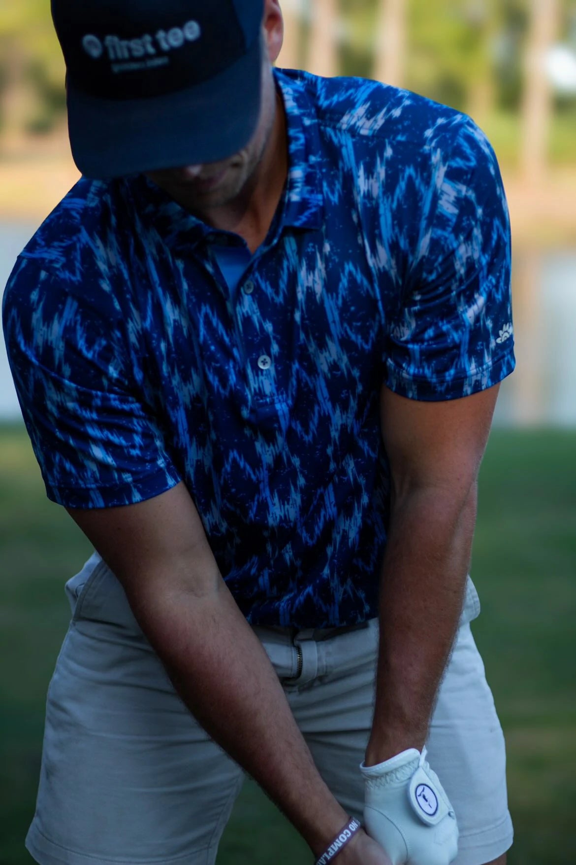 Diamonds All Day Golf Polo - Sunflowers Golf